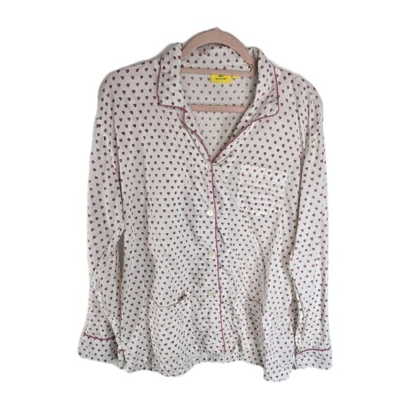 Roberta Roller Rabbit Other - Roller Rabbit Heart Shapes Womens Pajama Top Sleep Shirt